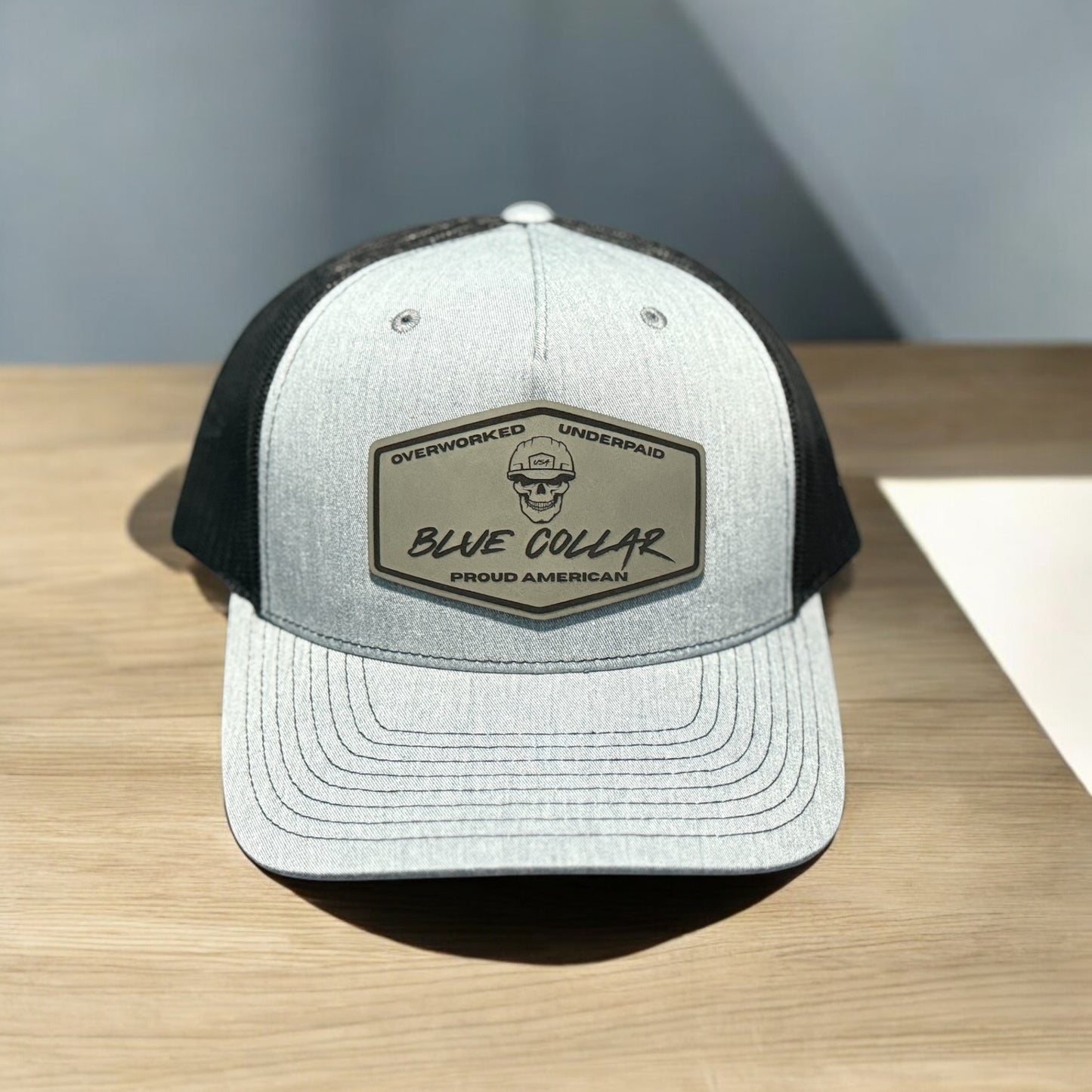 Blue Collar Proud American Hat